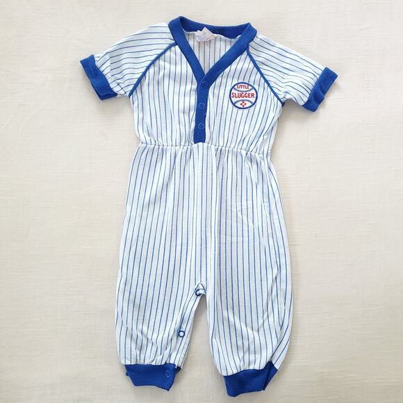 Vintage Little Slugger Pantsuit 6-12 months - Picture 1 of 6